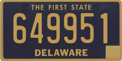 DE license plate 649951
