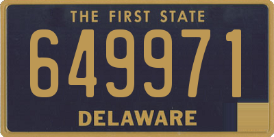 DE license plate 649971