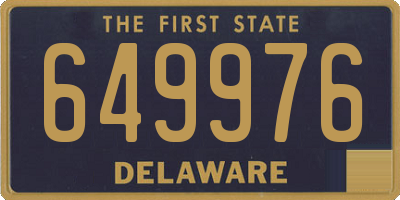 DE license plate 649976