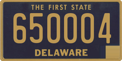 DE license plate 650004