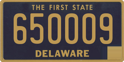DE license plate 650009