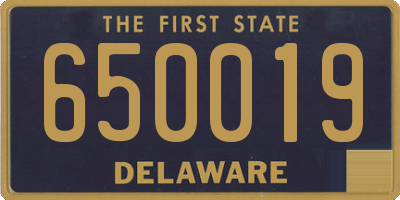 DE license plate 650019