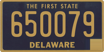 DE license plate 650079