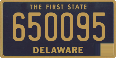 DE license plate 650095