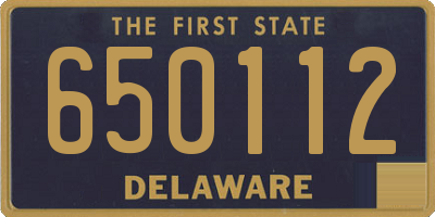 DE license plate 650112