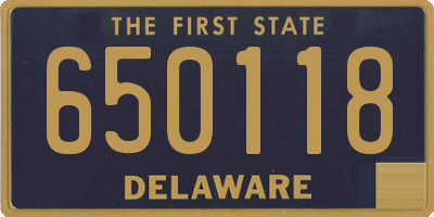 DE license plate 650118