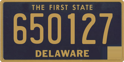DE license plate 650127