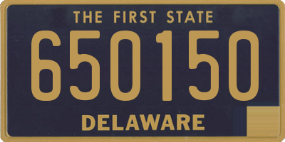 DE license plate 650150
