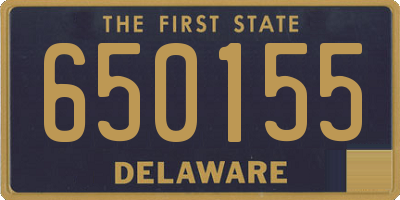 DE license plate 650155