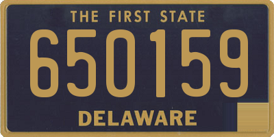 DE license plate 650159