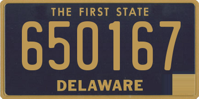 DE license plate 650167