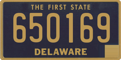 DE license plate 650169