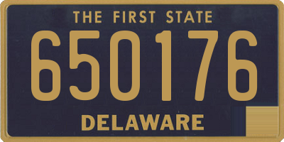 DE license plate 650176