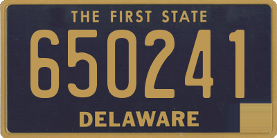 DE license plate 650241