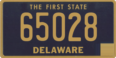 DE license plate 65028