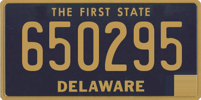 DE license plate 650295