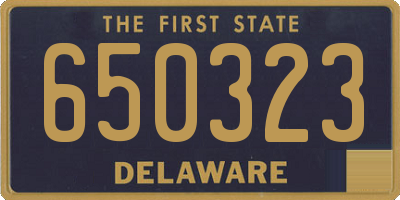 DE license plate 650323