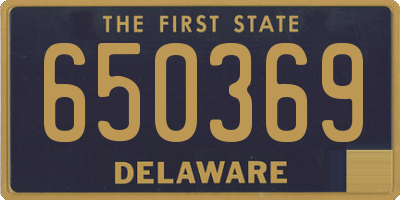 DE license plate 650369