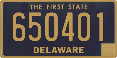 DE license plate 650401