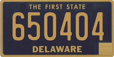 DE license plate 650404