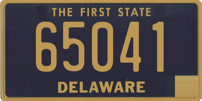 DE license plate 65041