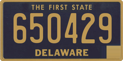 DE license plate 650429