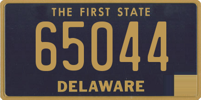 DE license plate 65044