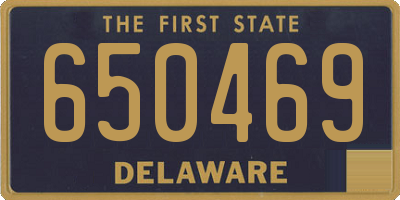 DE license plate 650469