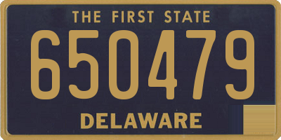 DE license plate 650479