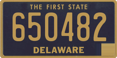 DE license plate 650482