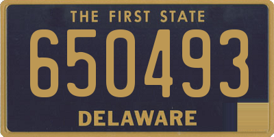 DE license plate 650493