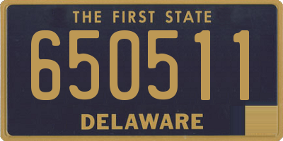 DE license plate 650511