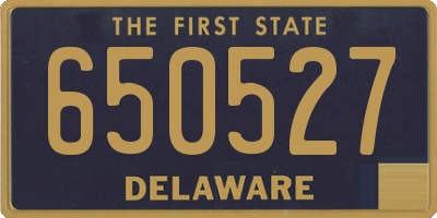 DE license plate 650527
