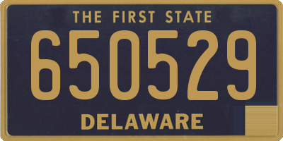 DE license plate 650529
