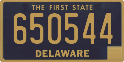 DE license plate 650544