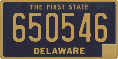 DE license plate 650546