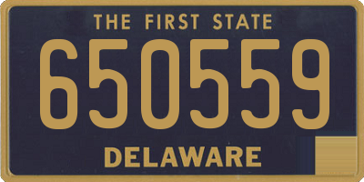 DE license plate 650559