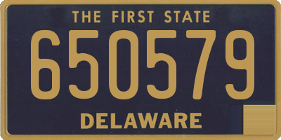 DE license plate 650579
