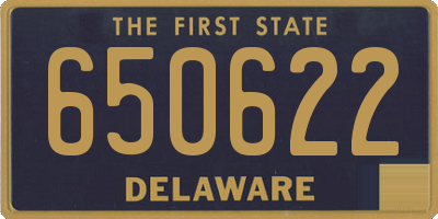 DE license plate 650622