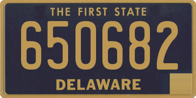 DE license plate 650682