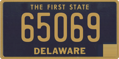 DE license plate 65069