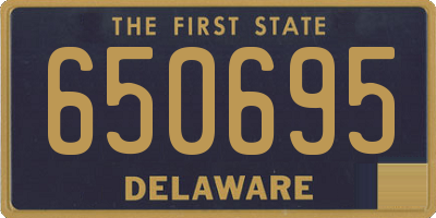 DE license plate 650695