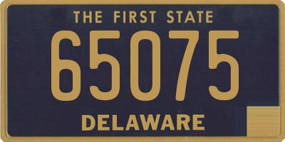 DE license plate 65075