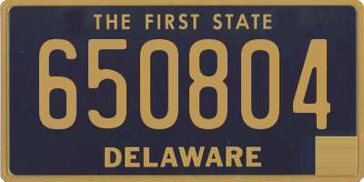 DE license plate 650804
