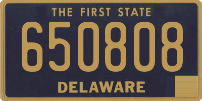 DE license plate 650808