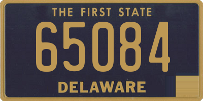 DE license plate 65084