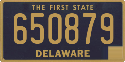 DE license plate 650879