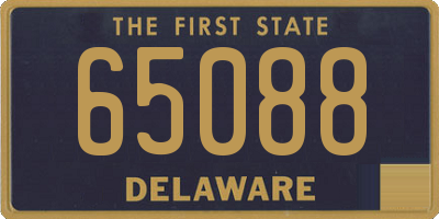 DE license plate 65088