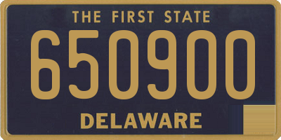 DE license plate 650900