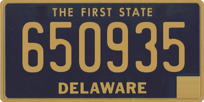 DE license plate 650935